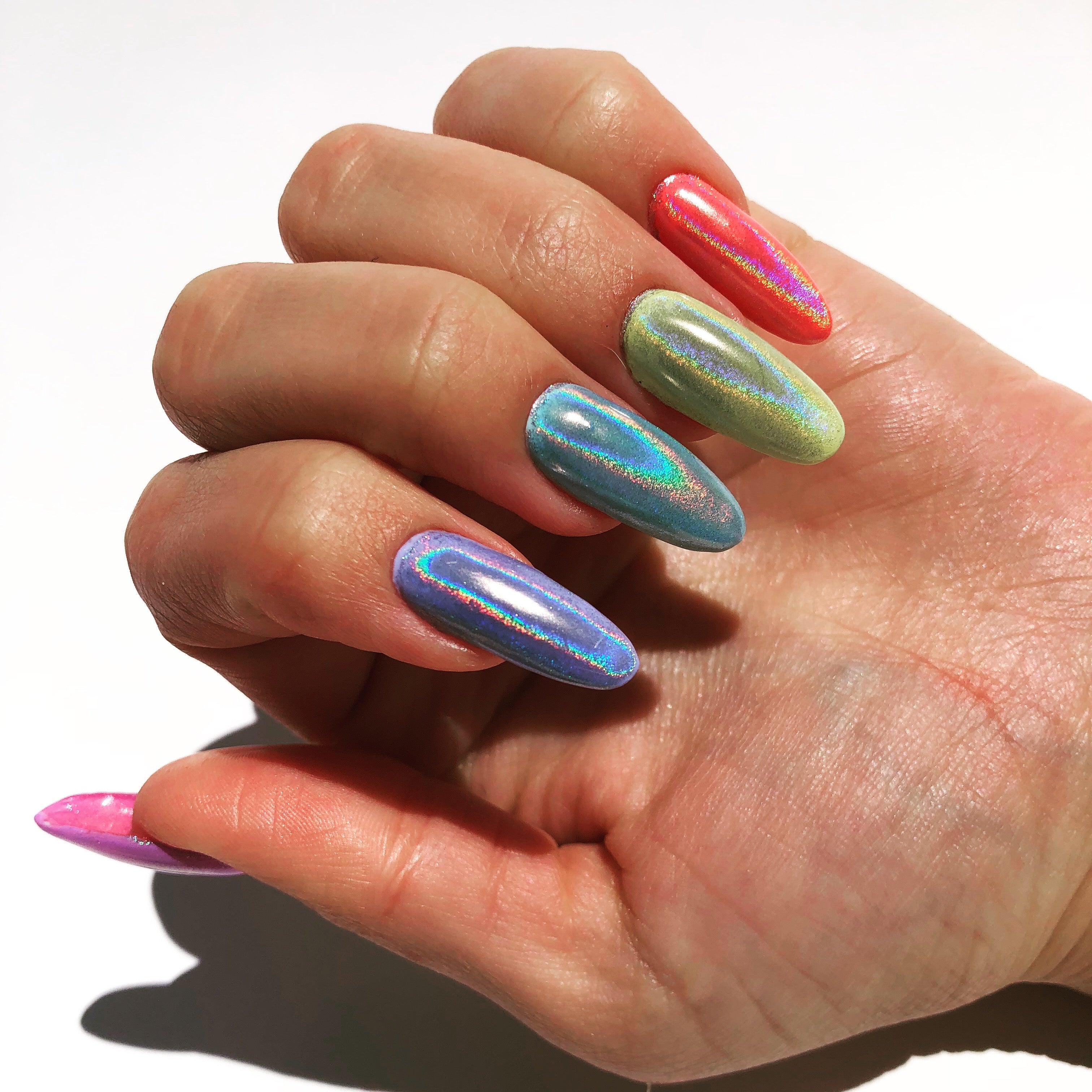 Chrome nail powder - NashlyNails