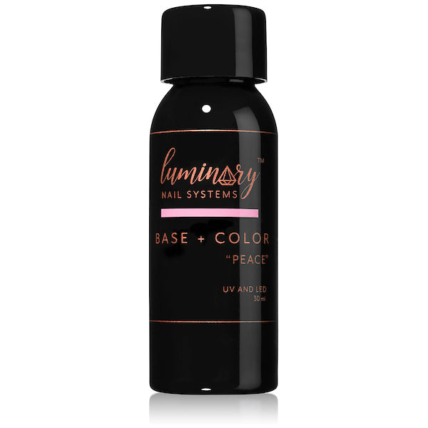 Luminary nail systems, 30ml peach base coat, perfect to create faster manicures, 