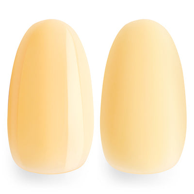 Luminary nail systems, yellow gel base coat for Russian nails