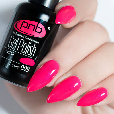 PNB pink gel nail polish for a Russian manicure