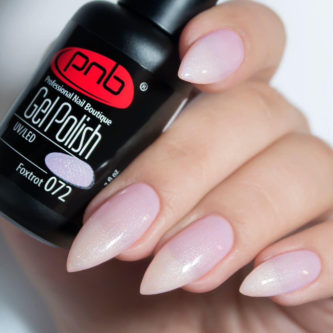 PNB sparkling lavender gel nail polish 072 Foxtrot – NashlyNails