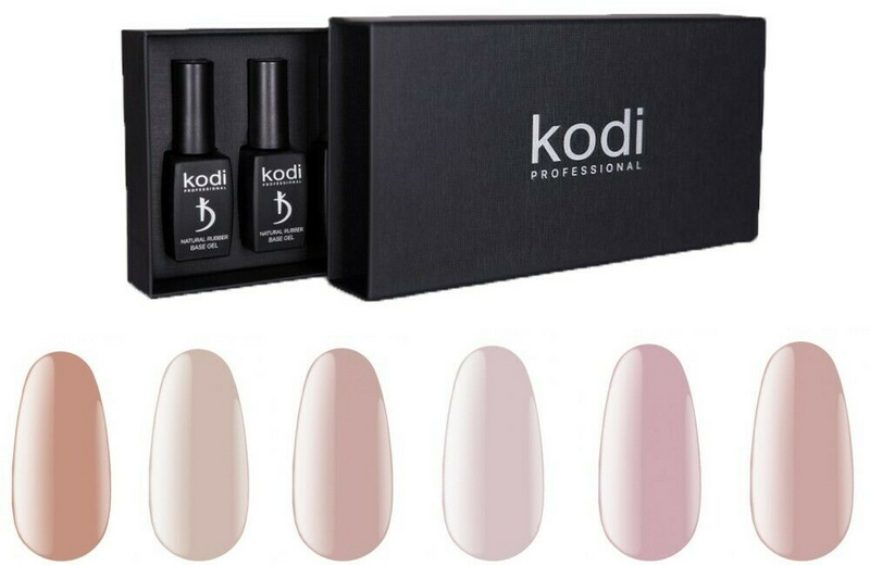 KODI Natural Rubber Base pink ice gel nail polish, 15ml