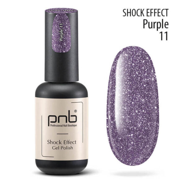 PNG Purple gel nail polish for a Russian manicure