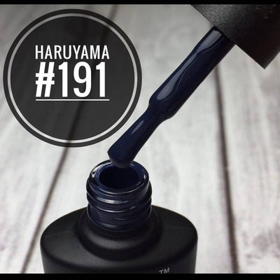 High quality Haruyama Navy Blue gel polish for manicures and pedicures