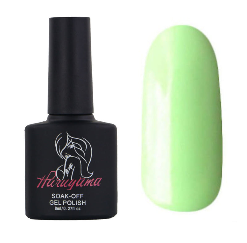 Haruyama light green gel nail polish for manicures and pedicures 958