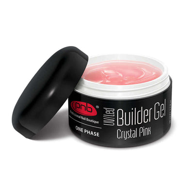 PNB 50 ml crystal pink builder gel for a Russian manicure