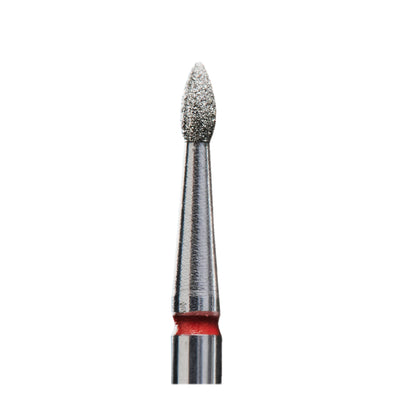 STALEKS PRO E-file nail drill bit, flame drop, soft grit, 1.8mm for manicure and pedicure dry machine cuticle treatment