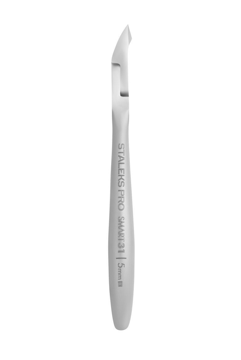Side view of STALEKS PRO smart 31 cuticle nippers