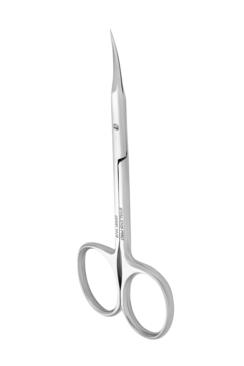 STALEKS PRO Left handed cuticle scissors Expert 11 23mm