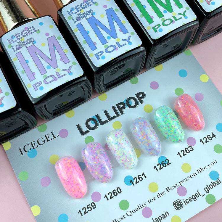 ICEGEL ボタニカル HULL HD ICEGEL Lollipop gel polish 1259-1264 – NashlyNails