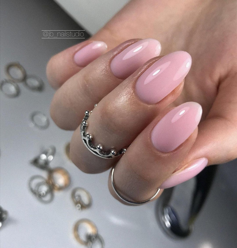 Haruyama sheer Pink French nude gel nail polish BF017