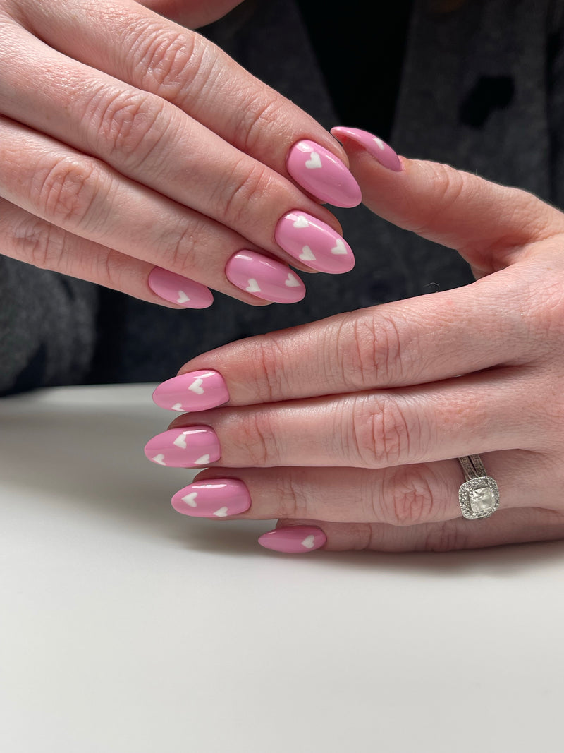 Haruyama Light pink gel nail polish 024