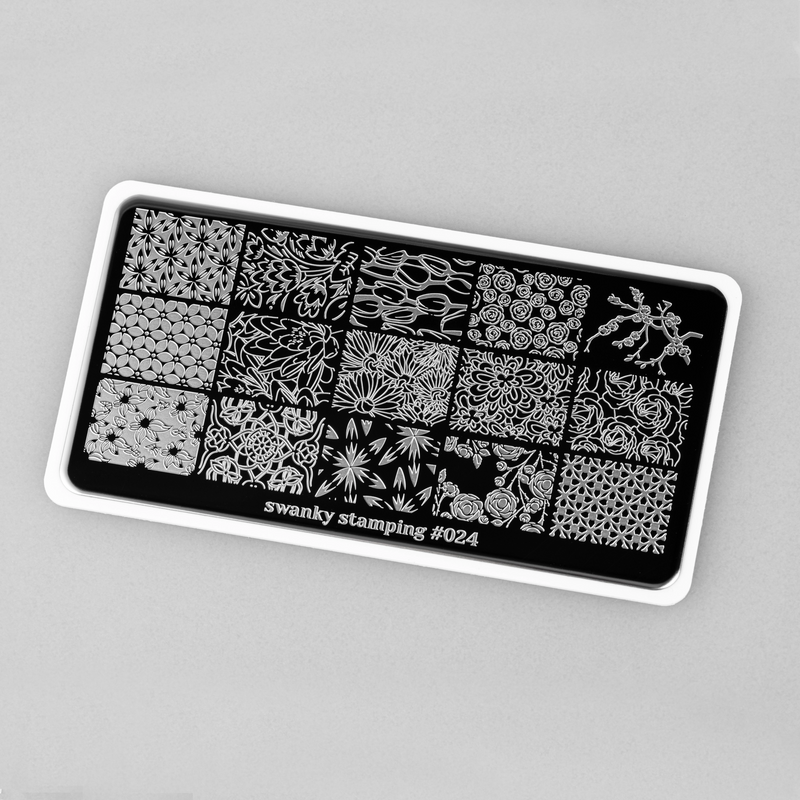 Swanky Stamping plates with pattern designs
