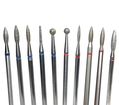 Nail drill bit shapes and uses explained