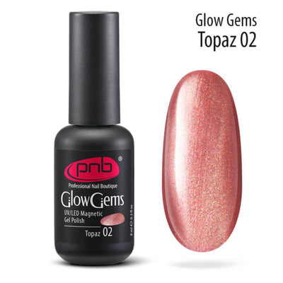 Glow gems topaz gel nail polish