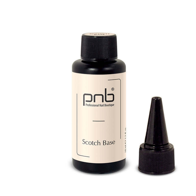 PNB Scotch base gel nail polish for a Russian manicure