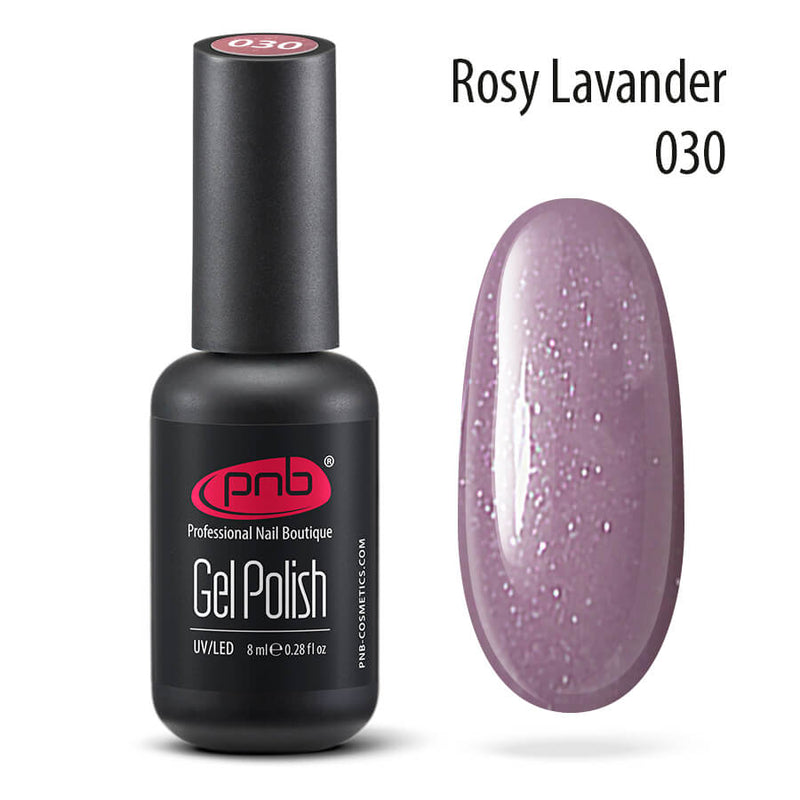 Rosy lavender purple gel polish