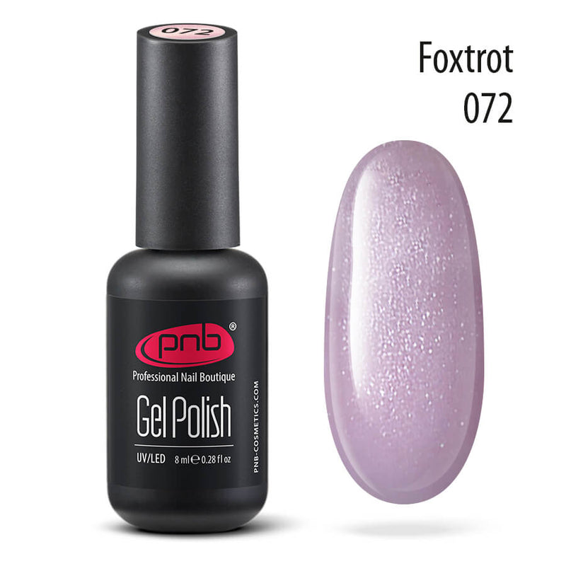 Purple gel nail polish for Russian nails