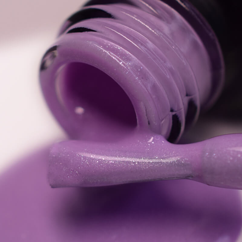 Purple gel polish, 8 ml bottle of PNB for Russian nails