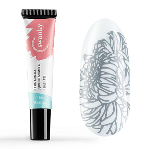 Stamping nail art gel color polish grey for Russian nails