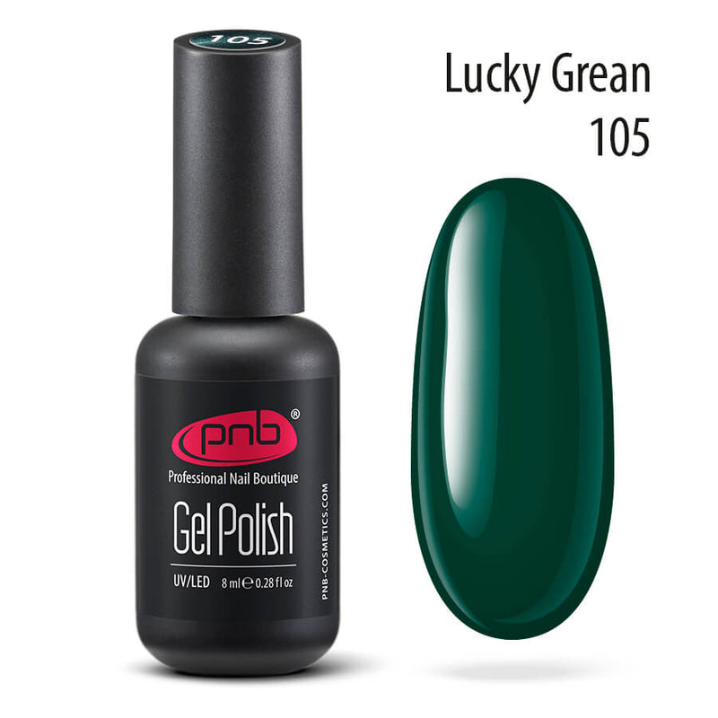 Green gel nail polish