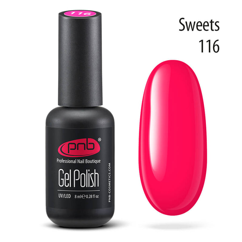 PNB Summer Pink gel nail polish for a Russian manicure