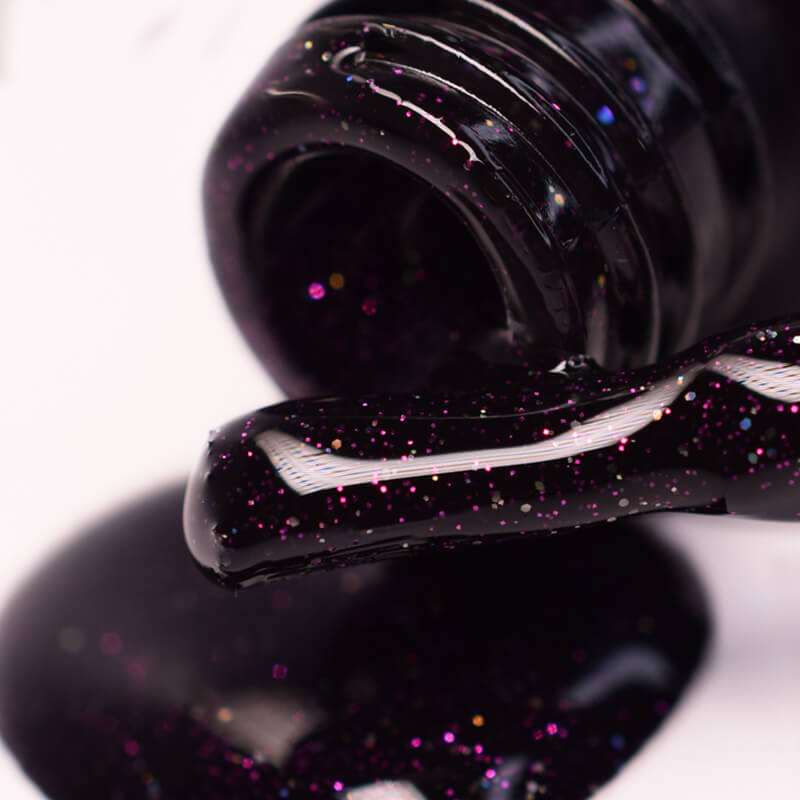 PNB Fairy sparkling purple gel nail polish 151