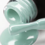 Mint green gel color for russian nails