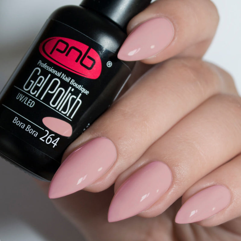 PNB Nude  gel nail polish for a Russian manicure or pedicure