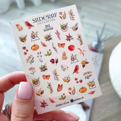 Slider.RF Autumn nail decals / sliders 292