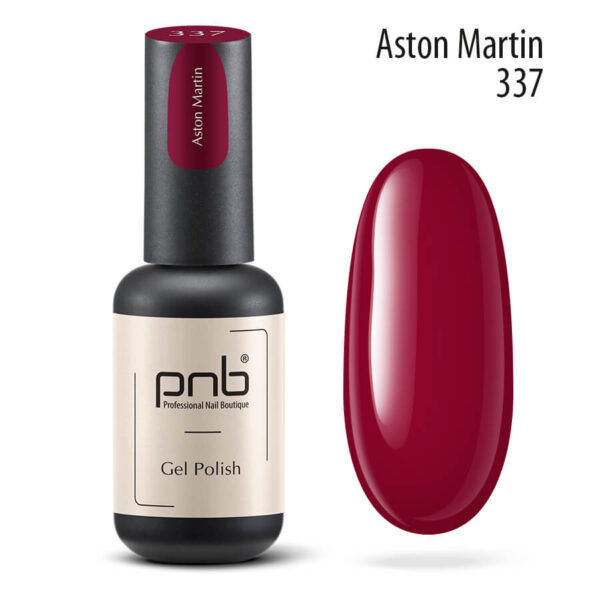 Dark red PNB nail gel polish for Russian manicure