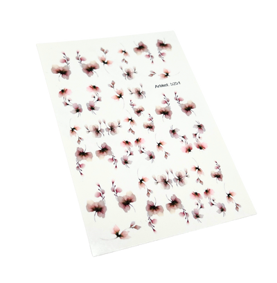 Artikel 5251 nail stickers floral