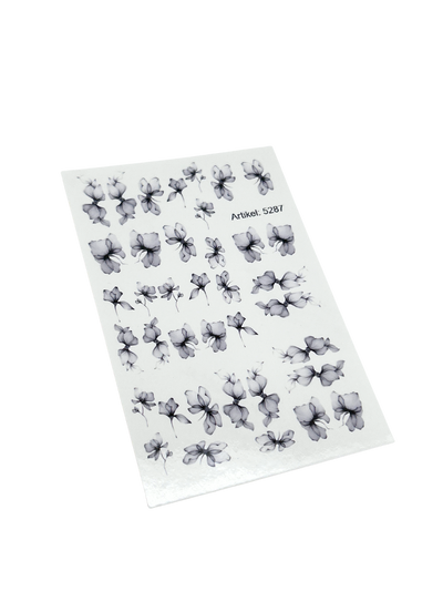 Artikel 5287 nail art design stickers floral