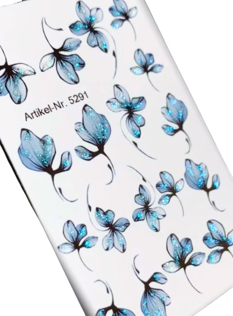 INKVICTUS flower nail decals / sliders 5291