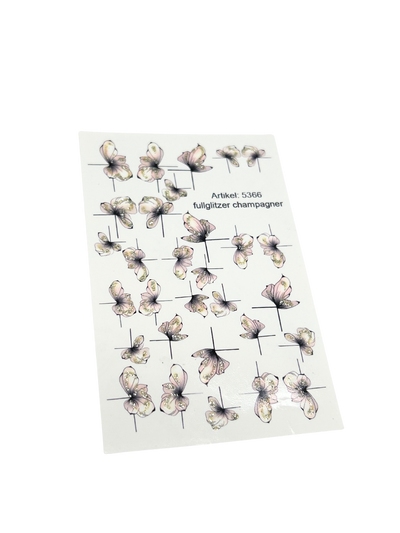 Artikel 5366 nail stickers floral design