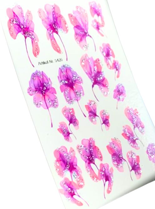 INKVICTUS flower nail decals / sliders 5426