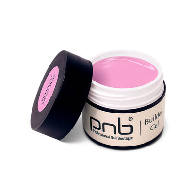 PNB sweet pink builder gel for a Russian manicure