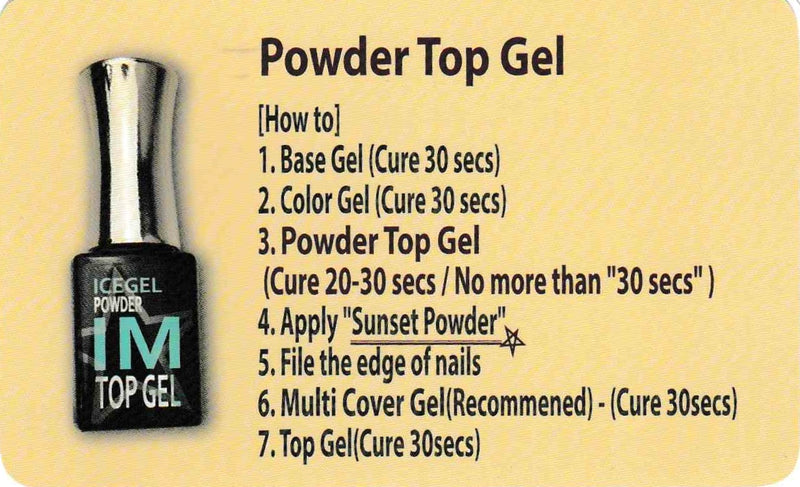 ICEGEL Powder Top gel