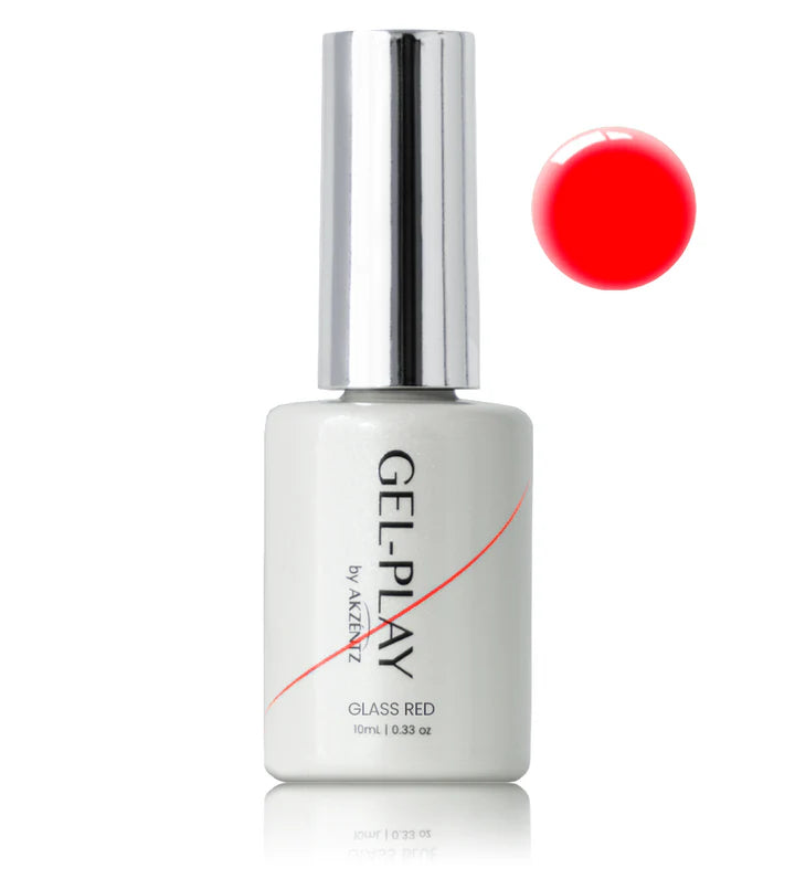 Akzentz Gel-Play Glass Gel Red
