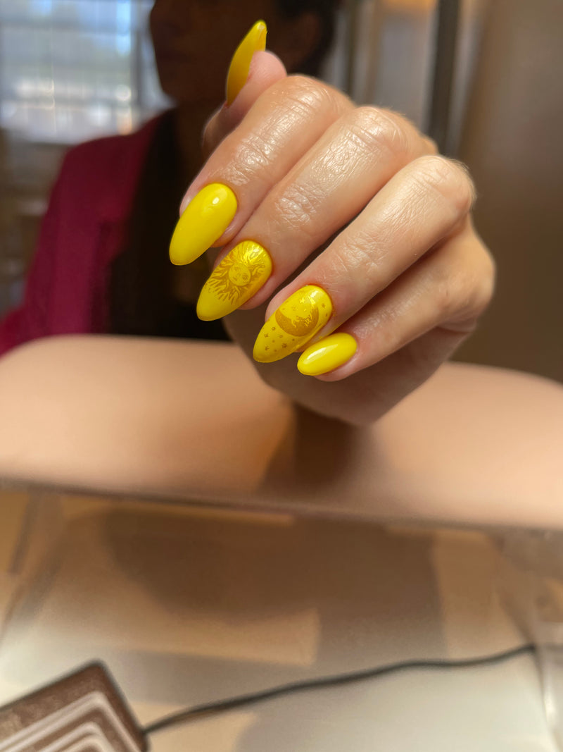 PNB Sunshine yellow gel nail polish 141