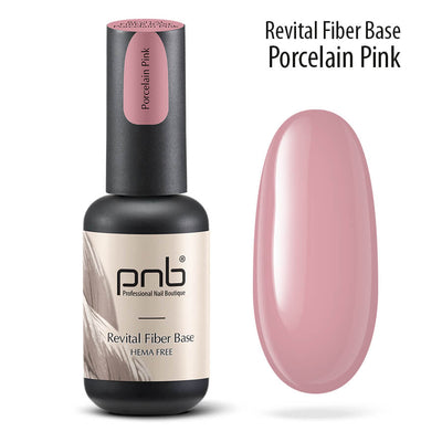 PNB Pink gel base coat for a Russian manicure