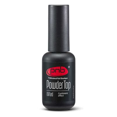 PNB powder top gel nail polish for a Russian manicure