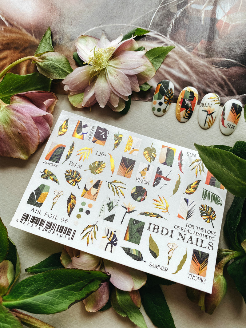 IBDI nail decals for summer nail art