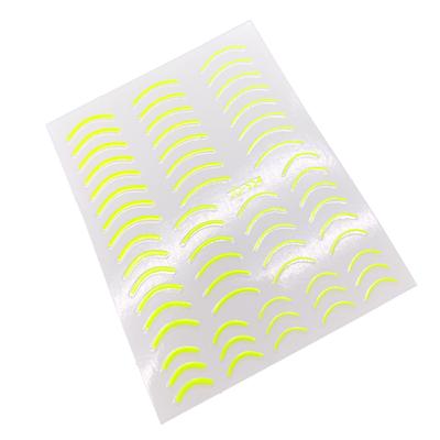 NashlyNails yellow line nail stickers perfect for summer nail art