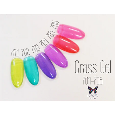 Glass ICEGEL gel polish for nail art
