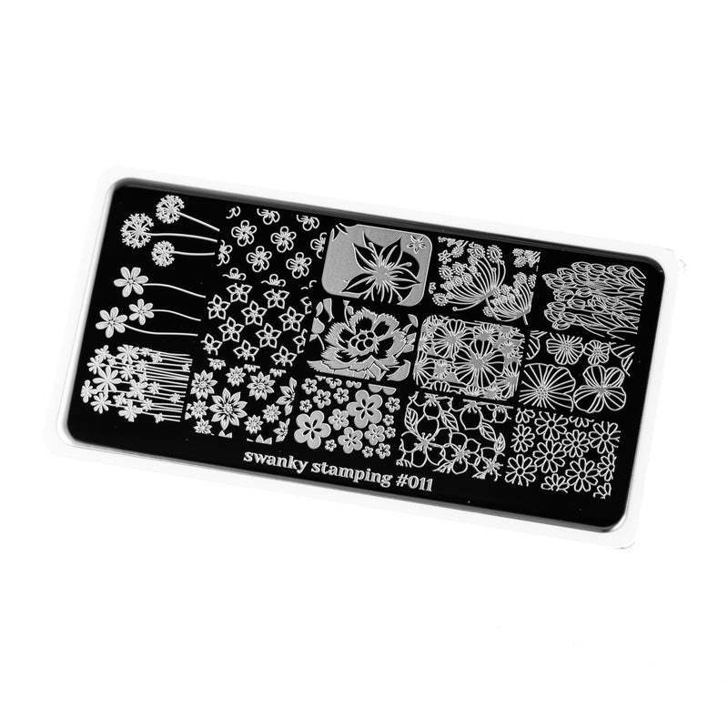 Swanky Stamping nail art plates for manicures and pedicures