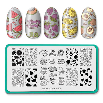 Maniology nail stamping plate m509 Fruit Salad