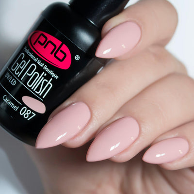 PNB Caramel gel nail polish for Russian nails