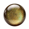 Gold shimmer nail foil with glitter particles for gel manicure nail art designs