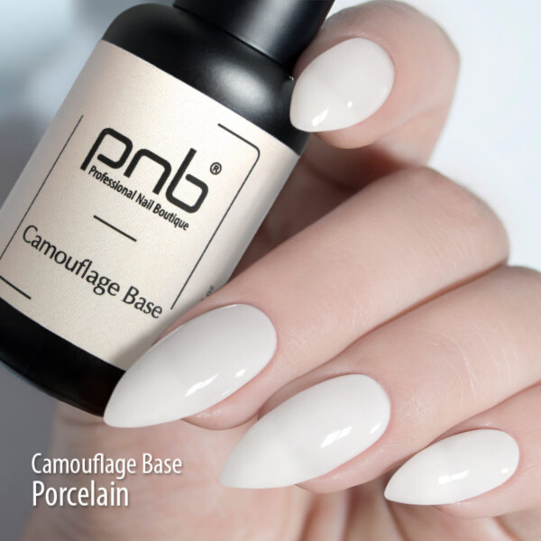 PNB Camouflage base gel nail polish Porcelain 8ml